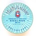 Vintage Czechoslovakian Koh-i-noor tin sewing pins 1970s light blue and red