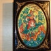 Vintage russian papiermache hand painted PALEH jewelery box