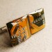 Circuit board Cuff links Geekery golden
