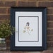 real pressed flower artwork texas blue bonnet wildflower botanical natural wall art for your home, country cottage farmhouse