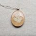 pressed flower necklace cream white distressed hydrangea botanical Pendant Jewelry with Handmade Paper - resin jewelry spring summer cottage