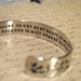 Never Doubt Your Heart Secret Message Cuff Bracelet