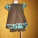 Fun in the Sun Baby Dress, Panties, and Bonnet - Infants Size 6 Months