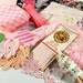 Vintage Pink Grab Bag of Sewing and Crafting Goodies