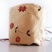 Basket - yellow storage box - home decor