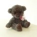 Artist bear, collectible, one-of-a-kind amigurumi, teddy bear