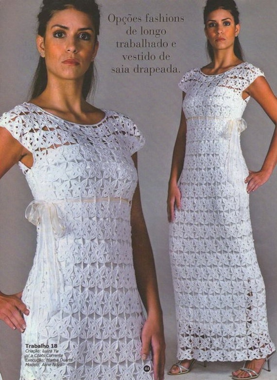 Items similar to Crochet Dress , custom made, hand made, crochet - 100% ...
