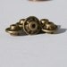 15 - 9mm Bronze Metal Rondelle Beads 9b001-2