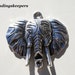 Elephant Head Pendant 50 mm x 55 mm tc052-3