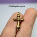 4 - 23 x 12 mm Bronze Cross Connectors cn030-1