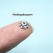 20 - 7 mm Antique silver Bead caps bc065