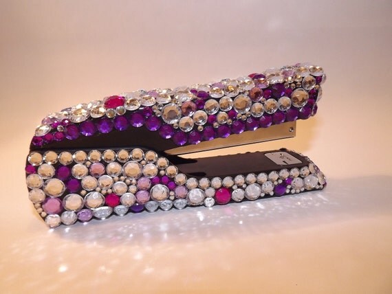 rhinestone hair stapler