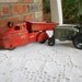 Vintage Metal Dump Truck and Plastic Tractor - Wyandotte - Banner