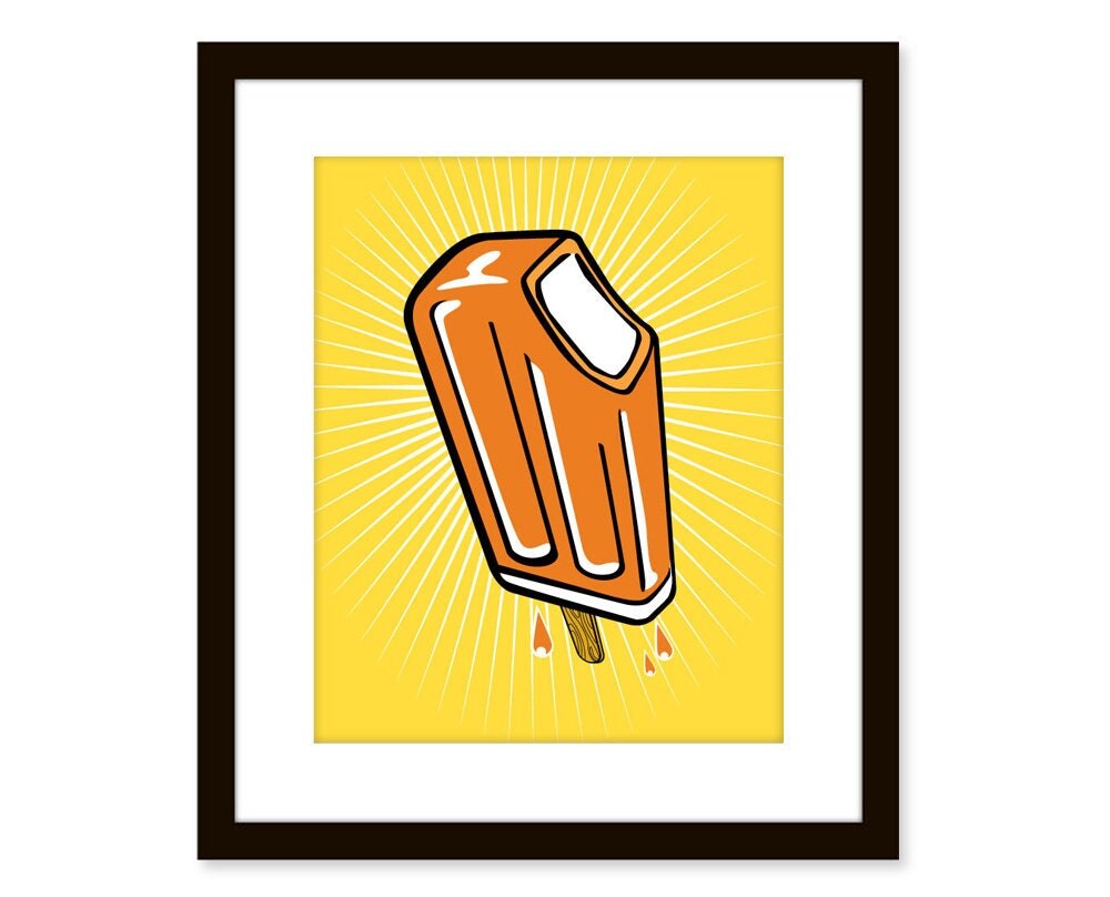 Creamsicle artgreat for playroom kids room by etchedandsketched