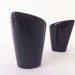 salt and pepper shakers black ceramic set