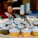 blue bird cupcake toppers