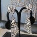 Vintage Rhinestone Chandelier Shoulder Duster Earrings