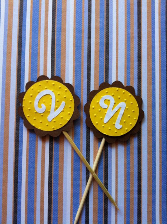 Items similar to Cupcake toppers on Etsy