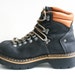 s a l e / / / Super Chunky Black Leather Steel-Toe Dockers Platform Hiking-Style Boots - Size 8.5 / / / s a l e