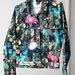 SICK Aquarium-Forest Photo Print 90s Jean Jacket