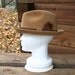 Vintage Dobbs Felt Fedora Hunter Mountain in Camel Color