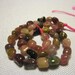 Watermelon Tourmaline Gemstone Nugget 4mm Small Beads