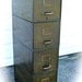 RESERVED - Vintage Industrial Metal Filing Cabinet