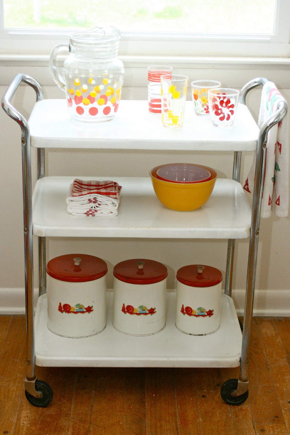 Vintage Cosco Kitchen Utility/Serving Cart