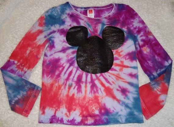how to make a tie dye mickey mouse shirt