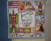 Quilted Wall Hanging - Teachers Give Wings....
