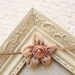 Beige flower headband, baby headband, newborn headband, photography prop