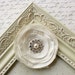 Ivory Satin and Lace Hair Clip, bridal hairpiece, bridal hair accessories, wedding hair clips, ivory hair clips
