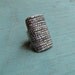 Adjustable Sterling Silver Manuscript Ring