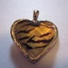 Tiger Striped Heart Pendant