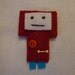 Super Cute Robot Broach - Handmade felt badge