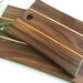 Cutting Board in Vermont Made Black Walnut and Maple Wood