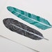Original Feather Painting - Feather Art Watercolor