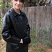Black Leather Beatnik Coat /Vintage 1960s Leather Coat/ Vintage Leather Coat/ Lipstick Red Satin Lining