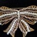 MIRIAM HASKELL Vintage Pearl Bow Brooch