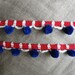 Pom Pom Trim Vintage Red White & Blue - Two Yards