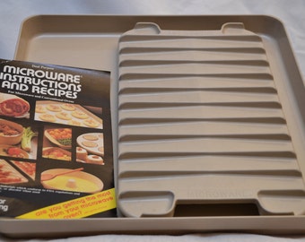Vintage Anchor Hocking Microwave Baking Sheet & Roasting Rack