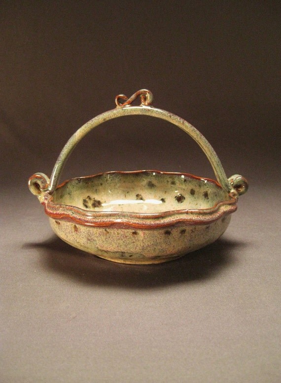 Basket Pottery Ceramic by bearhollowpottery on Etsy