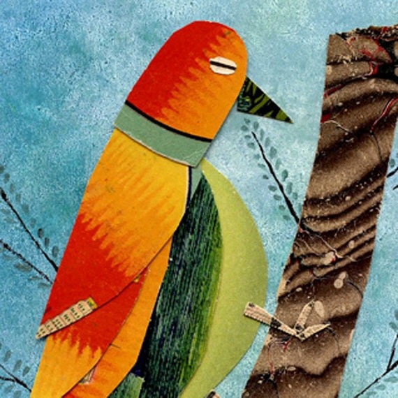 mixed media bird mixed media art mixed media by susanfarrington