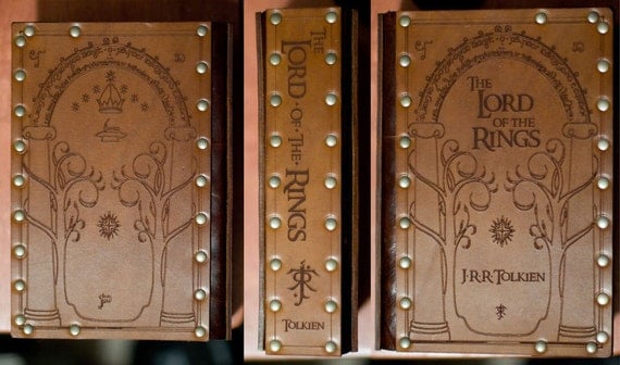 Lord of the Rings ONE RING Script + Fellowship Leather Bookmarks - books &  magazines - by owner - sale - craigslist