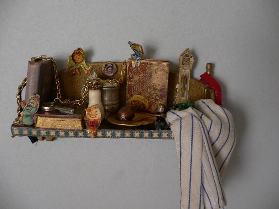 one inch scale masculine shabby chic shelf one inch scale masculine shabby chic shelf