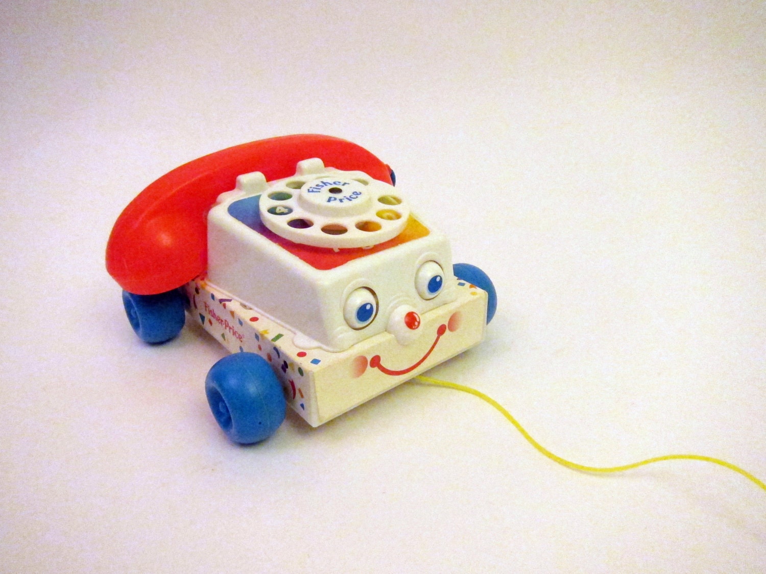 Vintage Fisher Price Chatter Telephone Rotary Dial Phone