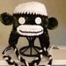 Crochet Camo Sock Monkey Hat Baby Made to Order