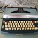 Penncrest Concord 12 Typewriter Smith Corona for JC Penneys 1974 Blue Electric