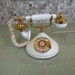 Pillow Talk Princess Phone // Ivory and Gold 70s Telephone