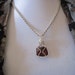 Jasper Stone Pendant Wire Wrapped with a Tribal Design